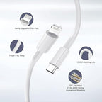 iPhone Charger Fast Charging Block,[MFi Certified] Wall Charger Plug and 6ft USB C to Lightning Cable Cord, Type C Power Adapter Cube Brick Box for iPhone 14 Pro Max/14/13 Pro/12 Mini/12/11/iPad