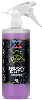Chem-X Heavy Duty: Wheel Cleaner + Degreaser, Cleans Wheels, Tires, Engines, Frames and Equipment, Removes Brake Dust, Grease, Oil and Diesel Soot, For Detailers, Fleets, Trucks, Trailers - 32 oz