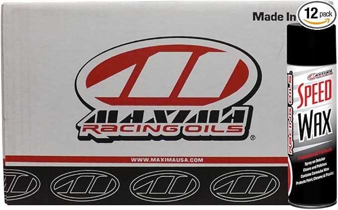 Maxima Racing Oils CS70-76920-12PK-12PK Speed Wax Detailing Aerosol Spray - 186 oz., (Pack of 12)