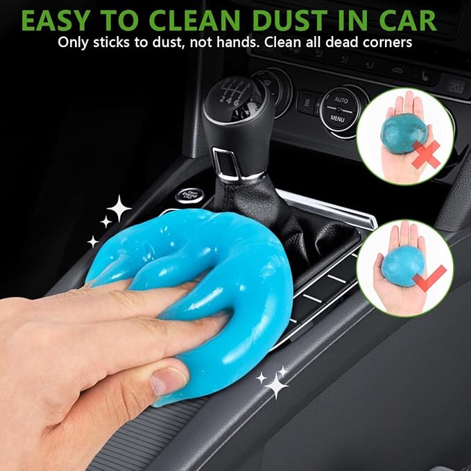 SenseYo 4 Pack Car Cleaning Gel Putty Slime, Car Interior Cleaner Detailing Tools for Notebook Keyboard Camera