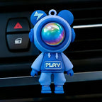 Car Air Freshener,Astronaut Vent Clip,Car Odor Eliminator,Car Air Freshener Clips (Purple)