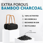 Timgle 1 Pack Car Air Freshener, Lasts 365+ Days, No Chemicals 100% Activated Bamboo Charcoal Fragrance, Free Deodorizer, Natural Auto Odor Eliminator, Purifier, Neutralizer (Khaki Strap)