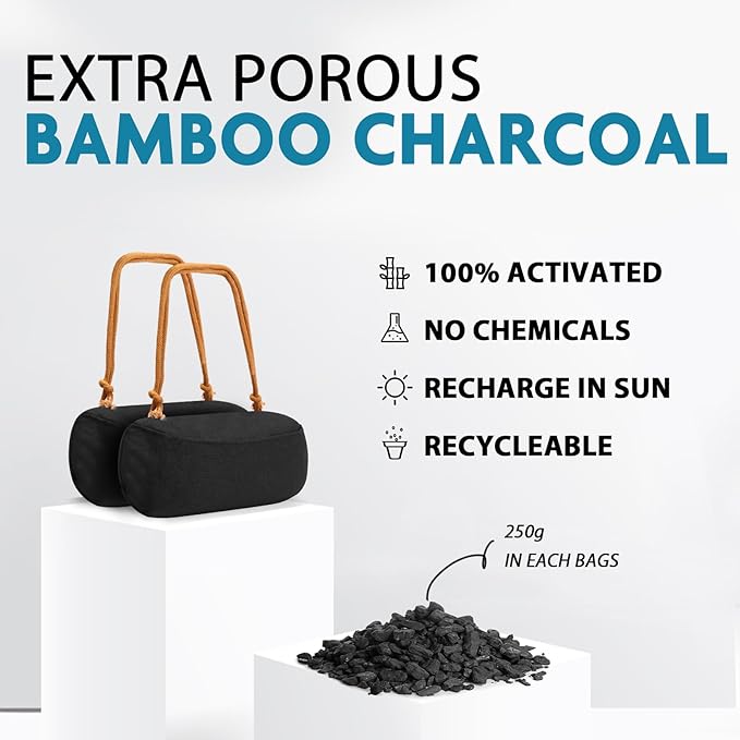 Timgle 1 Pack Car Air Freshener, Lasts 365+ Days, No Chemicals 100% Activated Bamboo Charcoal Fragrance, Free Deodorizer, Natural Auto Odor Eliminator, Purifier, Neutralizer (Khaki Strap)