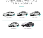 Lectron Level 1 Tesla Charger (WiFi Version) - 120V, 15 Amp, NEMA 5-15 Plug, 16 ft Cord - Portable Electric Car Charger for Tesla - Compatible with All Tesla Models S/3/X/Y/Cybertruck & NACS Evs
