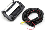 EWAY Tailgate Handle Reverse Backup Camera Replacement for Ford F150 2004-2014, Super Duty F-250 F-350 F450 F550 Rear View Parking Back Up Camera 170° Tailgate Latch Door w/Keyhold, Black & Chrome