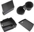 LFOTPP Forester Center Console Organizer for 2025 Forester Accessories, Armrest Storage Box+Silicone Cup Holder+Hidden Box+Wireless Charging Protective Pad Non-Slip Mat 4Pcs,NOT for 2025 Wilderness