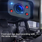 Dual Dash Cam Front and Inside, 1080P Dash Camera for Cars IR Night Vision Car Camera, Loop Recording, HDR, Accident Lock, 310 ° Wide-Angle, Parking Monitor, Motion Detection