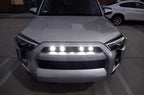iJDMTOY 4pc Set 3W High Power LED Grille Mesh Mount Lighting Kit Compatible with Toyota FJ Cruiser 4Runner Tacoma etc., 6000K Xenon Projector Lens Spot Beam LED Lights
