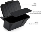Rear Center Console Organizer for Tesla Cybertruck Trash Can with Anti-Slip Lid Cover Backseat Storage Box 2nd Row Seat Organizer Bin for Cybertruck Accessorie 2024 2025