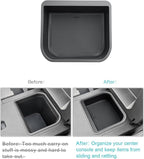CDEFG Center Console Cool Box Organizer for Lexus GX 550 (2024-2026)/ (2024-2026) Toyota Land Cruiser Prado 250 Armrest Storage Box ABS Insert Tray Accessories (Only Fit Cool Box)