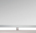 Quoizel Marcos Rectangular Wall Mirror, 32 x 24 Inch Brushed Nickel Decorative Small Mirror, Horizontal/Vertical, Modern Framed Mirror for Bedroom, Bath, Vanity, Over Sink, Living Room or Hallway