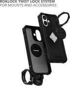 Rokform Rugged Case Compatible with iPhone 17, Magnetic Cover (Black)
