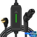 Best Volt Electric Vehicle Portable Charger for Tesla,ETL Certified,25ft Fast Charging, IP65 Waterproof, Compatible with Model 3/X/Y/Cyber Truck,No Adapter Needed (Nema 14-50 240V/40A, Black)