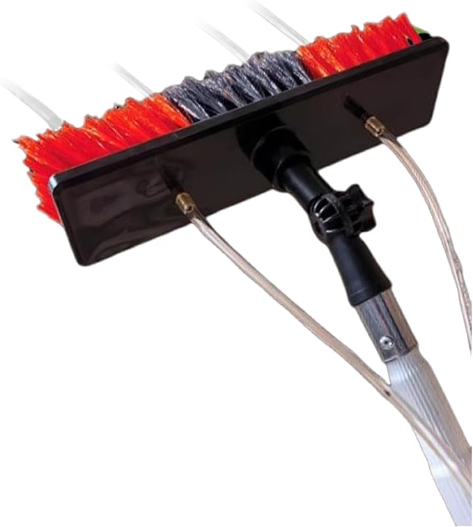 Rotatable Solar Panel Cleaning BrushLong Handle for Effortless Window Glass Shower & Windshield CleaningIdeal for Solar Panels & Home Maintenance