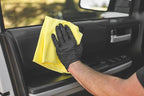 The Rag Company - Standard Waffle Weave Microfiber Towels (3-Pack) Detailing, Window, Glass and Drying, Wax & Polish, Lint-Free, Streak-Free, 370gsm, 16in x 16in, Yellow