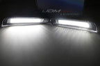iJDMTOY JDM Style Exact Fit Xenon White LED Daytime Running Light Kit Compatible with 2017-2021 LCI Subaru BRZ, Clear Lens