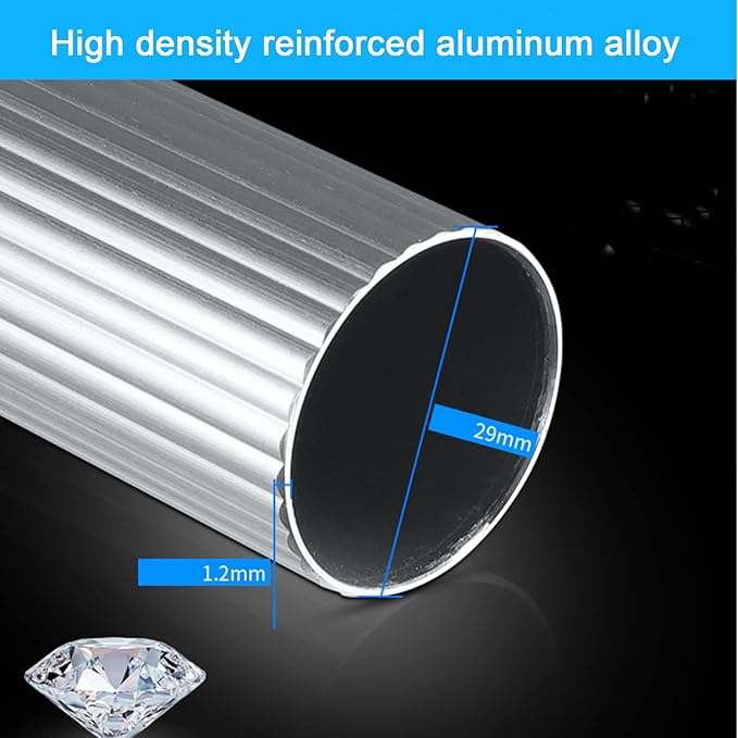 Extendable Telescopic Window Cleaning Pole Kit - 3-12m Water Fed Brush with 30cm Head for Conservatory Solar Panel Truck & Home Window Cleaning