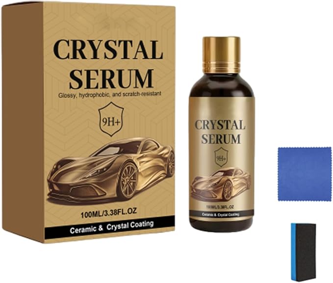 Ptz Crystal Serum – Advanced Graphene Ceramic Coating for Cars, Nano Coat Restore for Paint, Glass & Wheel (1PCS)