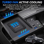 Wireless Car Charger for Mercedes-Benz E-Class 2020-2023, Fast Charging Phone Charger Pad for Mercedes Benz E350 E450 AMG E53 E63 S Coupe Wagon Convertible Accessories