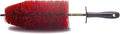 EZ Detail Brush Big - Red - Wheel Rim Cleaner for Cars, Bike, Trucks, Motorcycle, and Other Vehicles. Non-Scratch Auto Detailing Tool, Easily reaches Nook and Crannies