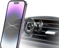 Esoulk Vent Magnetic Phone Holder, MagSafe-Compatible Phone Mount with Car Air Vent Clip, Strong Magnetic Car Mount for iPhone, Compact Car Cell Phone Holder Vent Accessories