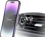 Esoulk Vent Magnetic Phone Holder, MagSafe-Compatible Phone Mount with Car Air Vent Clip, Strong Magnetic Car Mount for iPhone, Compact Car Cell Phone Holder Vent Accessories