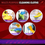 AIDEA Microfiber Cleaning Cloth 48 Pack, Microfiber Towels for Cars, Soft & Absorbent Cleaning Rags, Premium Lint Free Shop Towels for House, Kitchen, Car, 12inx16in