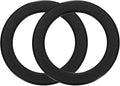 uxcell Magnetic Adapter Ring, 2Pcs Magnetic Sticker Ring ABS Universal Magnet Wireless Charging Conversion Kit for Mobile Phone Case Wireless Charger, Black