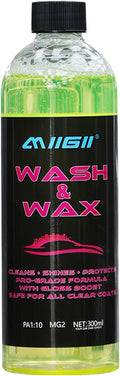 MIIGII Car Wash Soap with Paint Protection Coating - pH Balanced Car Shampoo - Rich Suds & Deep Cleaning - All Vehicles - 300ml (10oz)