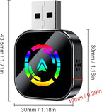 Yoidesu Wireless Car Play Adapter with Automatic Connection, Wired to Wireless Car Play Adapter for Android Auto Conversion with Type C to USB
