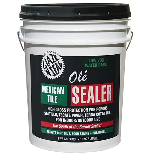 Glaze 'N Seal Olé Mexican Tile Sealer, 5 Gallon (164)