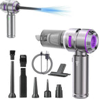 Handheld Car Vacuum Cleaner and Air Duster,18000pa Suction,120W High Power Mini Vacuum 4-in-1 Compressed Air Duster & Air Blower & Pump Hand Held Vacuum with Brushless Motor for Car,Home,Pet