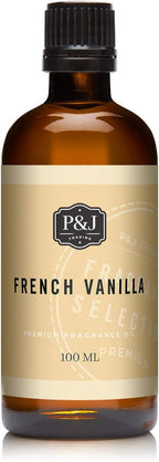 P&J Trading Fragrance Oil | French Vanilla Oil 100ml - Candle Scents for Candle Making, Freshie Scents, Soap Making Supplies, Diffuser Oil Scents