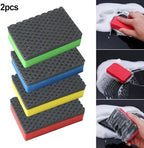 Car Detailing Clay Bar Kit 2 Sponge Blocks for Polishing and Dirt Removal (Green)
