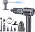 houscly Car Vacuum Portable Cordless 20000PA High Power 4-in-1 Compressed Air Duster & Air Blower & Pump Hand Held Vacuum with Brushless Motor for Car, Home, Office,Camping Ideal Gifts for Men & Women