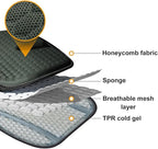 JSCARLIFE Gel Seat Cushion, Cooling Truck Seat Cushion Breathable Car Seat Cushion, Honeycomb Design Egg Cushion Chair Pad, Seat Cushion for Car