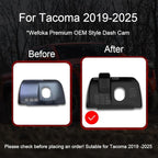 4K Dash Cam Suitable for Toyota Tacoma 2024-2025 SR SR5 TRD Sport Pre-Runner Off Road Limited & Tacoma Hybrid, OEM Look, UHD 2160P Video, WiFi & APP, Loop Recording, Plug&Play, 128GB (F10)