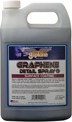 Gliptone Graphene Detail Spray, Super-Hydrophobic Graphene Oxide Coating, Extreme Gloss & Slick Finish, Durable Paint Protection, Spray & Wipe Application, Maintains Waxed or Coated Surfaces, 1 Gallon