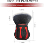 Car Detailing Brush, Ball-Shaped Cleaning Brush with Ultra Soft Dense Bristles, Non-Slip Handle and Storage Rack Design, Universal Multi-Purpose Gap Cleaner for Car Home Office (Red)