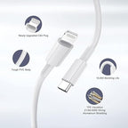 iPhone Fast Charger,Type C Wall Charger Block Plug and 10ft USB C to Lightning Charging Cable Cord Long,Power Adapter Cube Brick Box for Apple iPhone 14 Pro Max/14 Plus/14/13/12 Mini/11/XS Max/XR/iPad