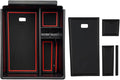 Autorder Center Console Organizer for 2022 2023 2024 Hyundai Tucson Accessories Armrest Storage Box Secondary Insert Tray with 2 Color Mats