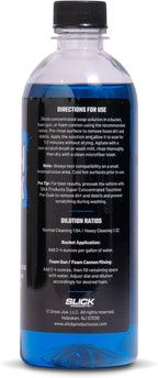 Slick Products Hybrid Ceramic Wash & Wax Super Concentrate – Extra Thick Foaming Car Shampoo & Motorcycle Wash Soap with Wax Protection – Perfect for Foam Cannon – 16 oz.