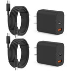 iPhone 17 16 15 Charger Fast Charging,20W USB C Wall Charger Block with 6ft Type C to C Cable Cord for Apple iPhone 17/17 Pro/17 Pro Max/17 Air/16/16 Plus/16 Pro/16 Pro Max/15 Pro Max/iPad Pro Black