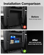 Autorder Armrest Hidden Storage Box for 2023-2025 2026 Chevy Chevrolet Colorado/GMC Canyon Accessories One-Touch Open Center Console Organizer Secret Compartment Hidden Organizer Insert Tray