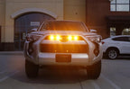 iJDMTOY Pair 12-Chipset High Power LED Surface Flush Mount Strobe Flash Lighting Kit Compatible with Jeep Car Truck SUV 4x4 Side Markers, Lights, Amber Color
