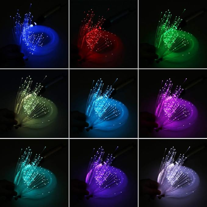 AZIMOM PMMA 50pcs 0.03in 6.5ft Plastic Fiber Optic Lights Cable Strands 0.75mm 2meter End Glow Fiber Strands Roll for Star Sky Ceiling All Kind LED Light Engine Driver Ceiling Decoration