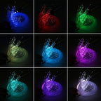 AZIMOM PMMA 50pcs 0.03in 6.5ft Plastic Fiber Optic Lights Cable Strands 0.75mm 2meter End Glow Fiber Strands Roll for Star Sky Ceiling All Kind LED Light Engine Driver Ceiling Decoration
