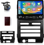 4G+64G 10.2" Radio for Ford F150 XL XLT 2009 2010 2011 2012, Wireless CarPlay Android Auto, Stereo with GPS Navigation 5G WiFi Bluetooth FM RDS DSP SWC Camera MIC