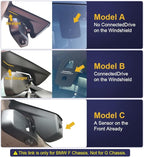 Fitcamx 4K Dash Cam Compatible with BMW F Chassis (Model C) 1 2 3 4 5 7 Series X1 X2 X3 X4 X5 X6 X7, OEM Look, 2160P UHD Video, Loop Recording, WiFi & APP, G-Sensor, Easy to Operate, 64GB Card