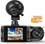 Dash Cam Front and Inside, FHD Dashcams for Cars with 64GB Card Dash Camera for Cars, 1080P Front Dash Cam+1080P Inside Dashcam for Car Dash Camera with IR Night Vision Loop Recording